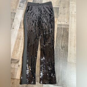 NBD Sequin Party Pants | Disco Glam Night Out Sparkle Statement Trousers